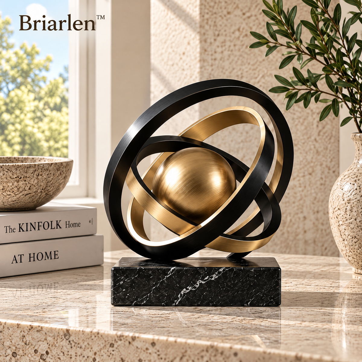 Briarlen™ Orbit Globe Sculpture