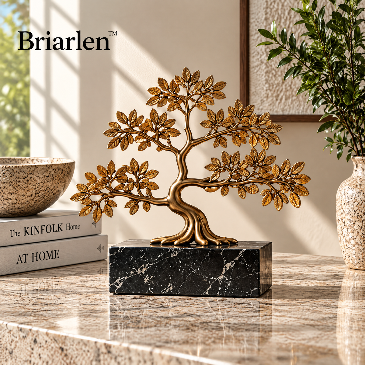 Briarlen™ Golden Tree Sculpture