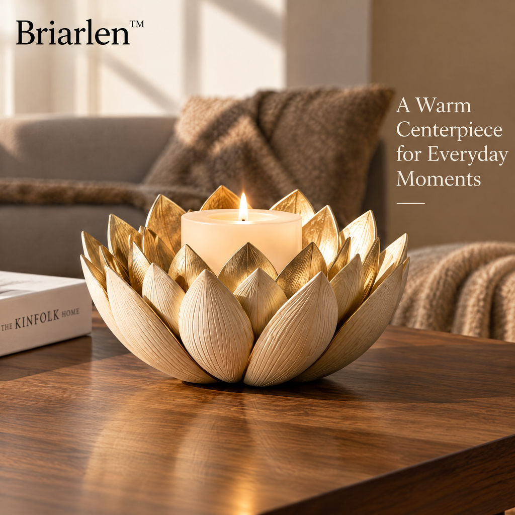 Briarlen™ Lotus Petal Decorative Bowl