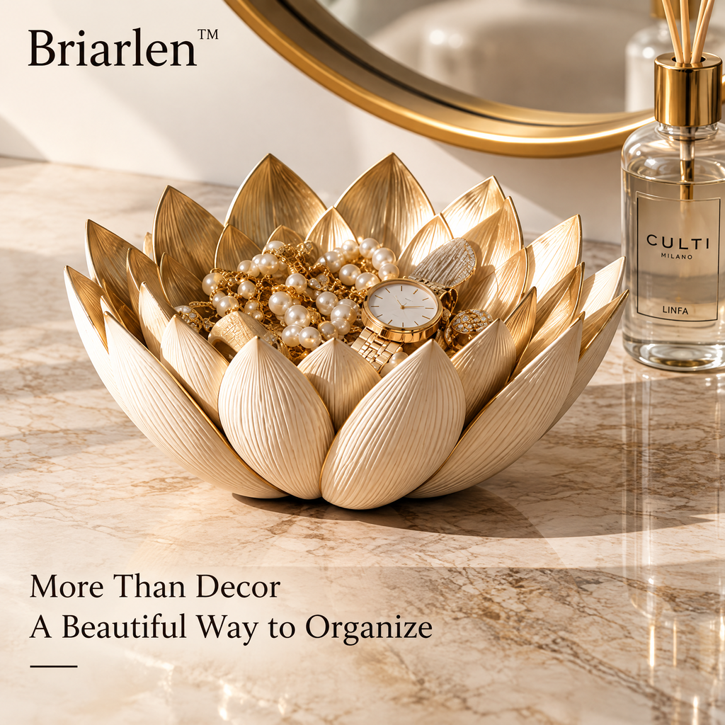 Briarlen™ Lotus Petal Decorative Bowl