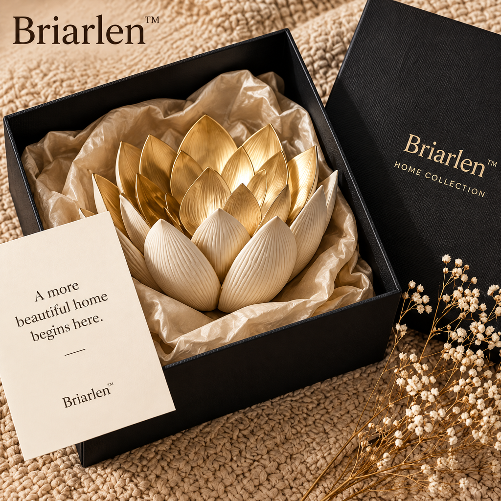 Briarlen™ Lotus Petal Decorative Bowl