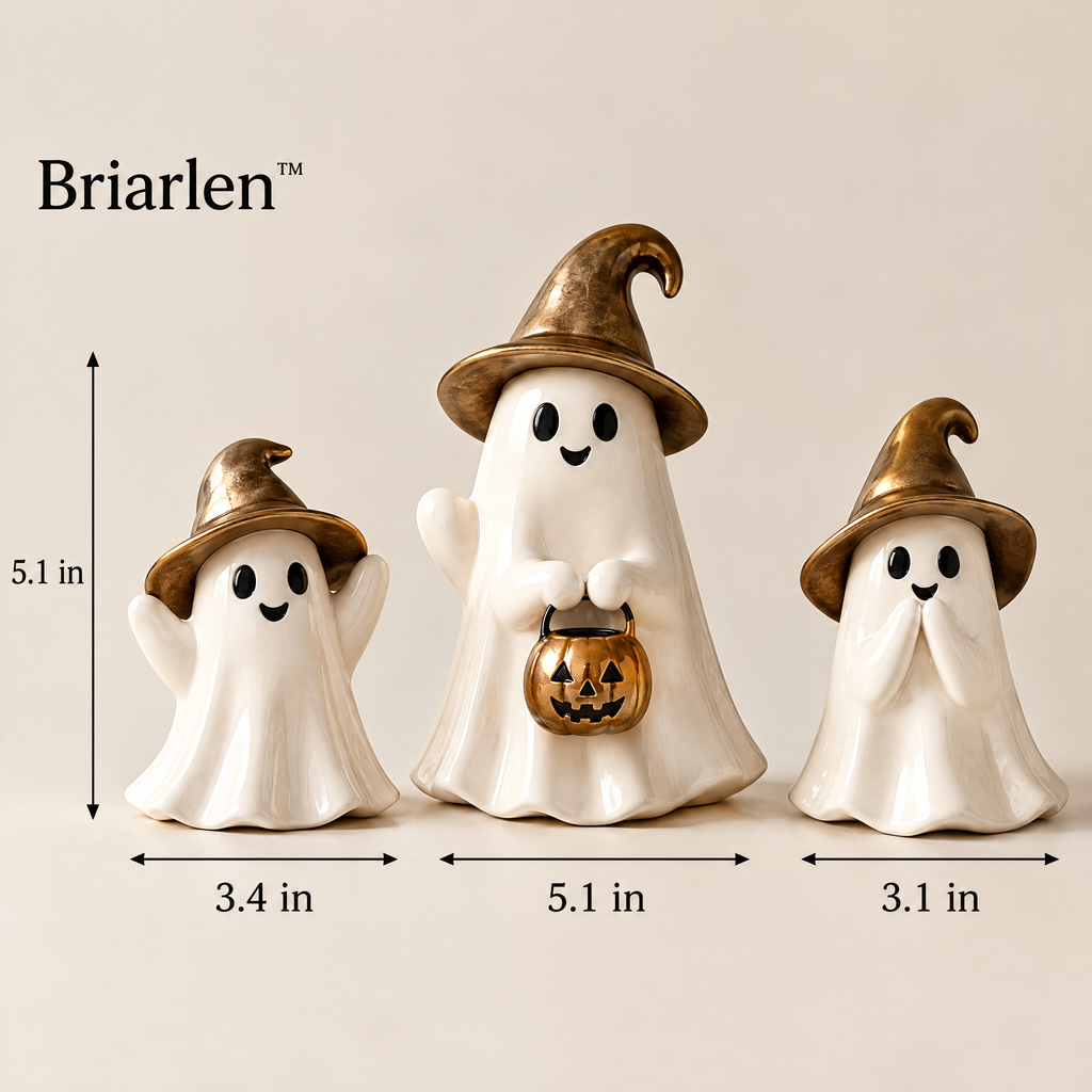 Briarlen™ Witch Hat Ghost Trio