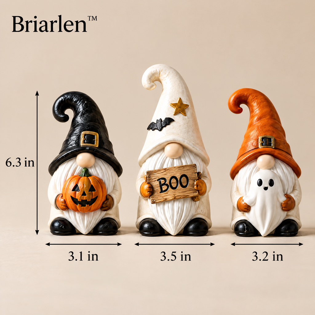 Briarlen™ Halloween Gnome Trio