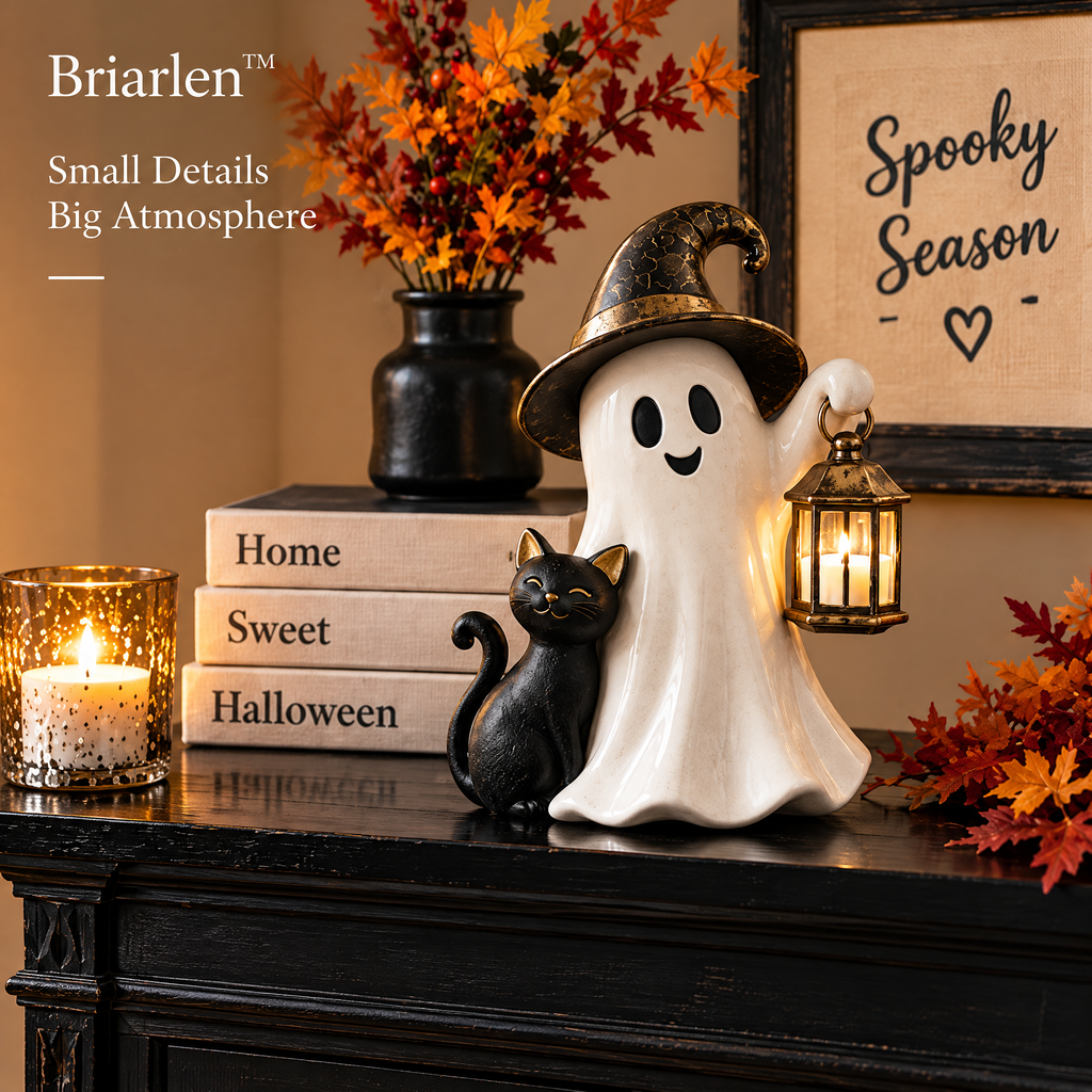 Briarlen™ Ghost & Black Cat Lantern