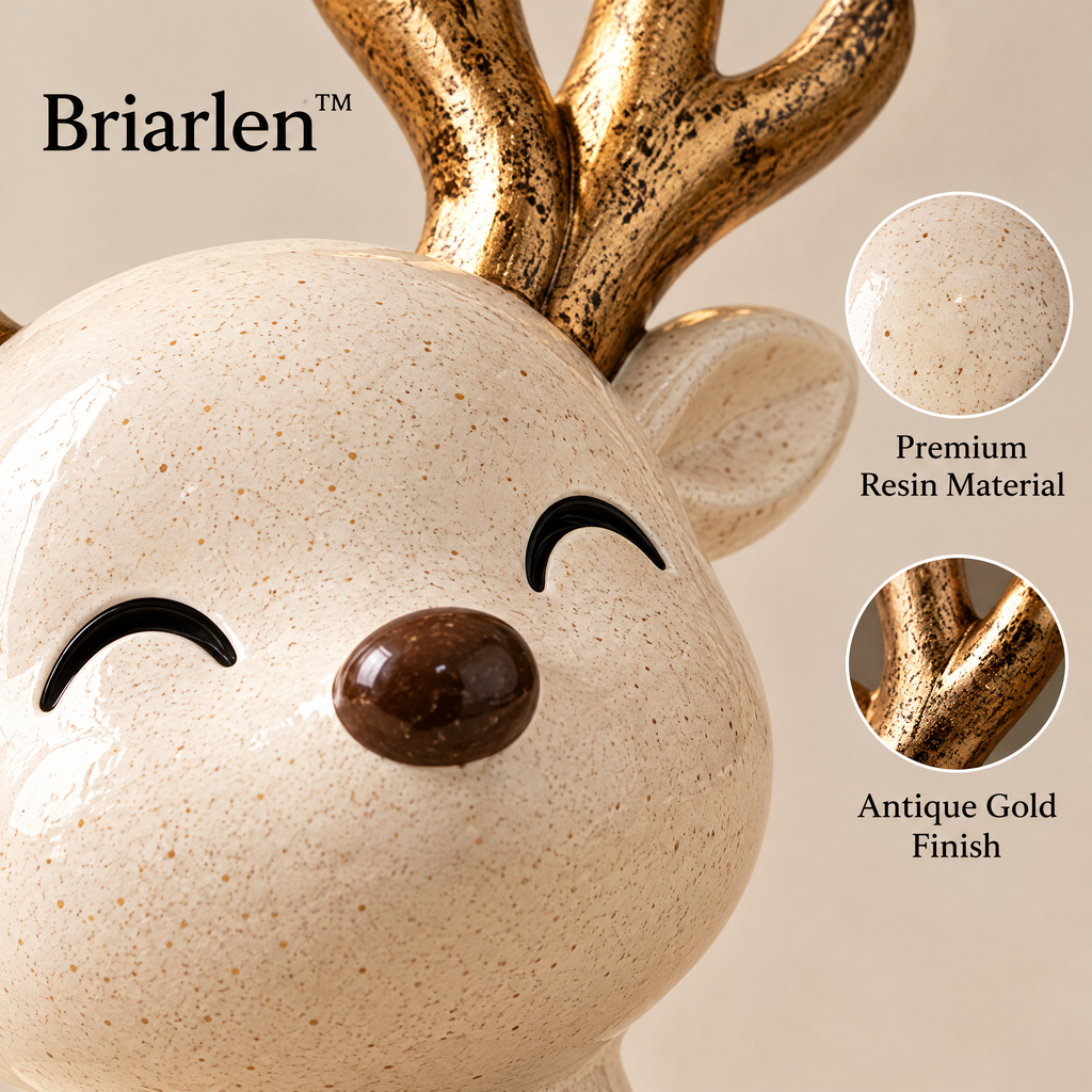 Briarlen™ Cozy Reindeer Sculpture