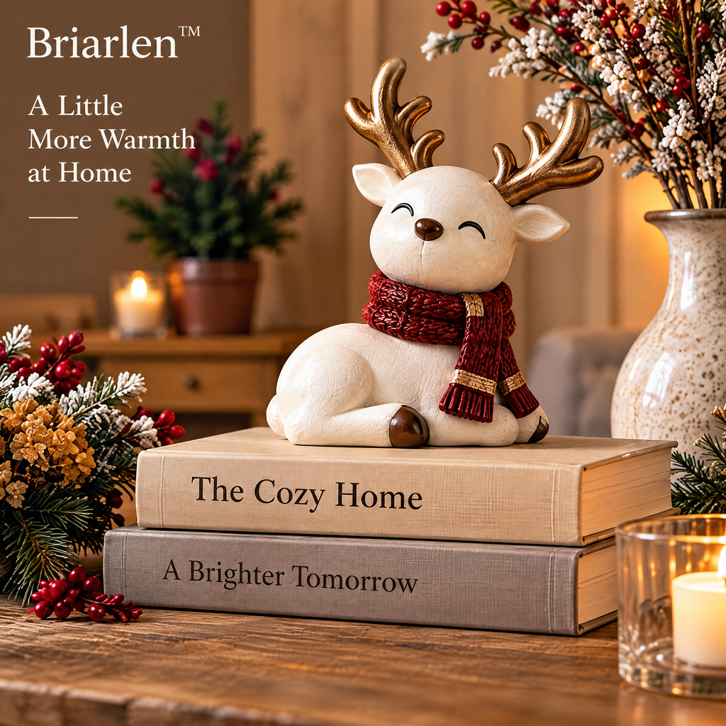 Briarlen™ Cozy Reindeer Sculpture